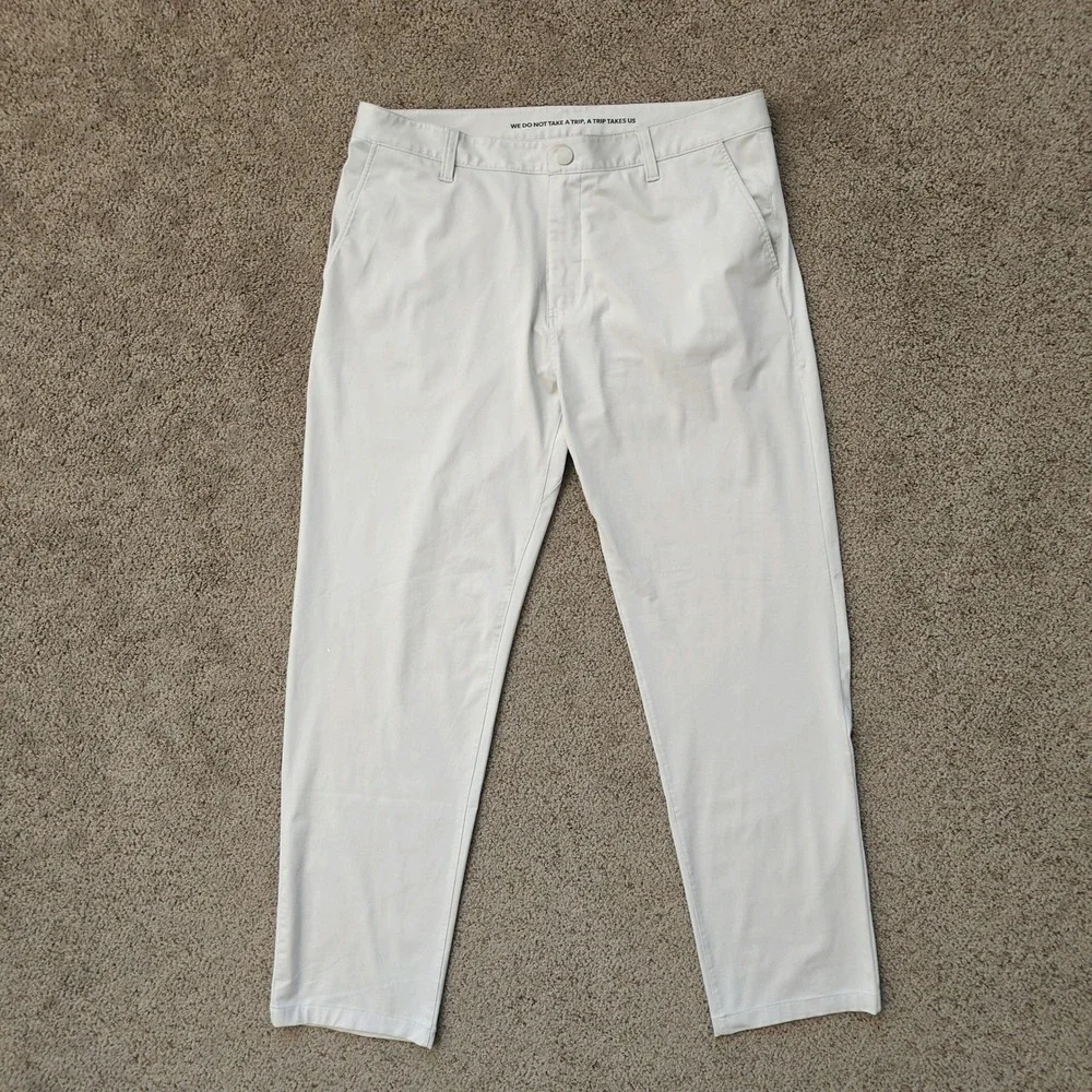 Rhone Commuter‎ Classic Casual Relaxed Khaki Pants Men's Sz 35 Comfortable Style